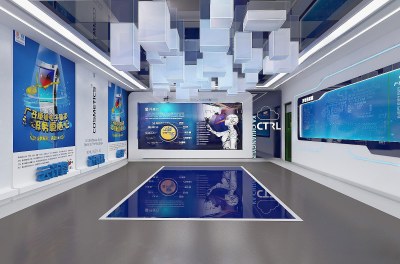 现代科技展厅3D模型下载